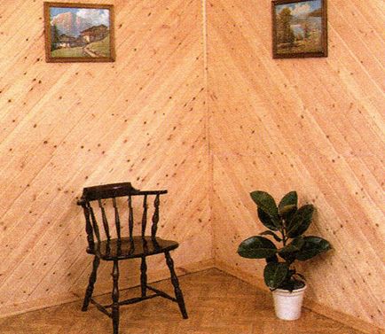 Обшивка стін зсередини будинку дерев'яною вагонкою - методи і технології - ми робимо все своїми руками