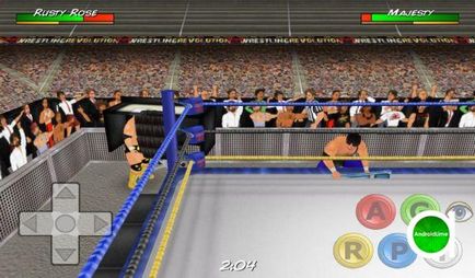 Revizuirea wrestling wrestling revoluție pentru Android, androidlime