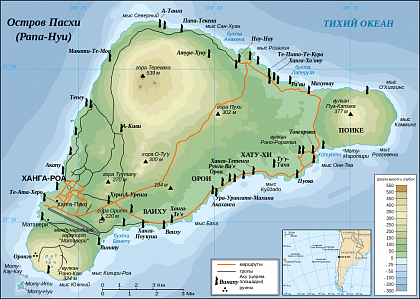 Острів Пасхи статуї, легенди, факти, загальний опис, фото і відео