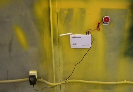 Védelem a garázs segítségével a berendezés GSM modullal (biztonsági rendszerek) Védelem a garázsban GSM-modul gépek