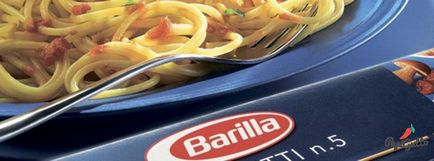 Barilla Паста - италиански макарони или спагети от твърда