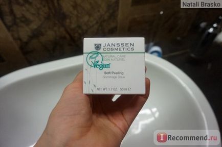 Peeling tisztító és szintező relfa Janssen szerves soft peeling - «titkos módon, hogy mentse