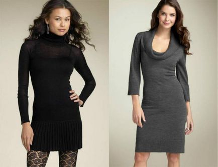 Плаття-светр, як вибрати і з чим носити
