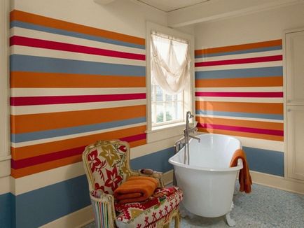 Фарбування стін у ванній кімнаті своїми руками