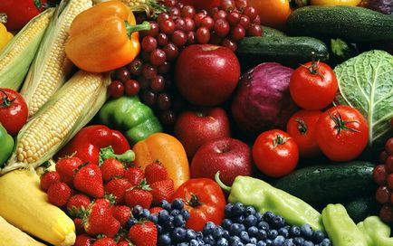 Корисні і дуже корисні властивості овочів і фруктів