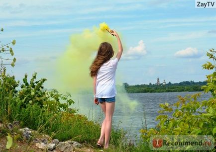 Польські димові шашки smoke fountain - «кольоровий дим - 40 секунд незабутньо-яскравих емоцій