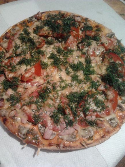 Покроковий рецепт піци з фото для годуючих мам