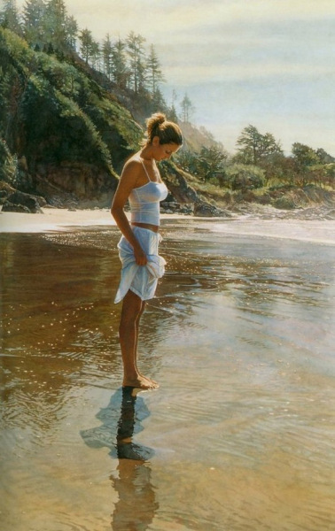 Frumos străini de la maestrul de acuarelă Steve Hanks (Steve Hanks)