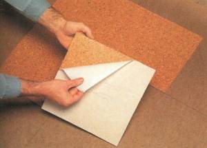 Пробка на підлогу - технологія укладання матеріалу