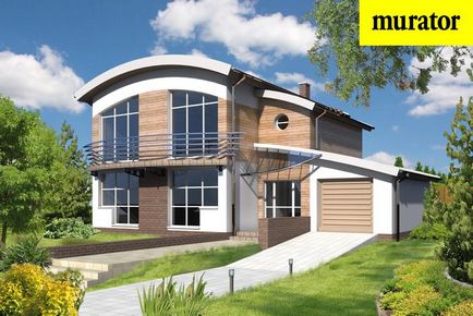 Proiecte de case cu un garaj, cumpăra un proiect de o cabana cu un garaj încorporat sau atașat