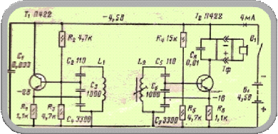 Detector simplu de metal cu tranzistori