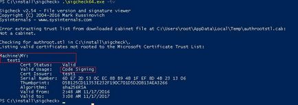 Verificarea magazinului de certificate Windows pentru certificatele rădăcină de încredere, pentru Windows
