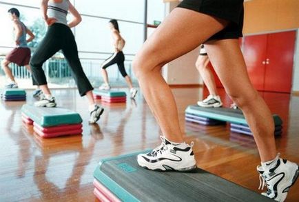 Hagyjuk, a step aerobic visszértágulatok és egyéb aktív fitness