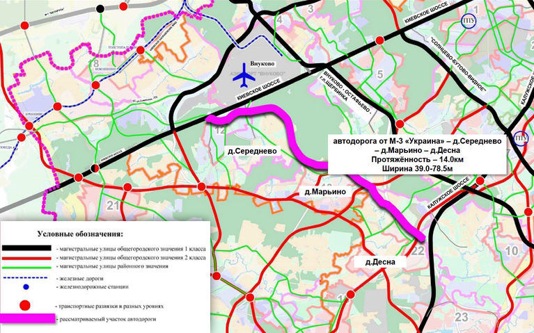 Reconstrucția planurilor și obiectivelor autostrăzii din Kaluga