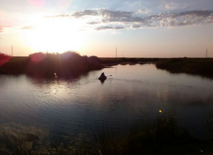 Pescuit pe Chebak lângă Astana