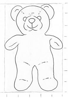 Малювання плюшевого ведмедика