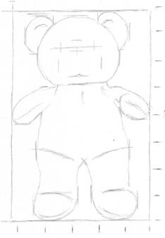 Малювання плюшевого ведмедика