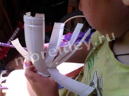 Ромашки з пластикових пляшок, more творчих ідей для дітей