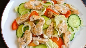 Saláta füstölt csirkemell receptek fotókkal
