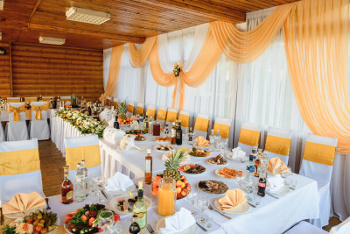 Salon de perdele, decorarea săli de nunta, decorarea sălii pentru sărbătoare - decorarea sălii de nuntă