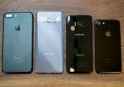 Samsung galaxy s8 і s8 plus порівняння з iphone 7 і 7 plus - порівняння флагманів двох it-гігантів -