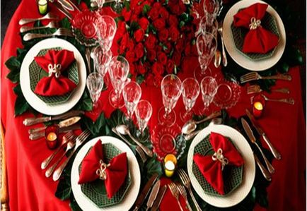 Сервіровка святкового столу в домашніх умовах новорічний і різдвяний стіл