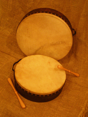 Shamban tamburine de maeștri din Rusia