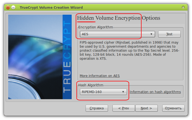 Encryption TrueCrypt segítségével linux c program linuxspace