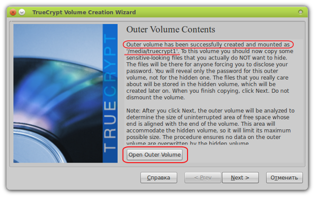 Encryption TrueCrypt segítségével linux c program linuxspace