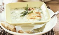 Sajt leves püré - hazai étterem (sajt) Sajt leves püré - home étterem