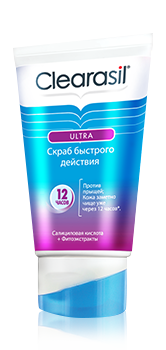 Скраб для шкіри clearasil ultra