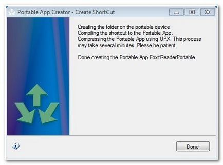 Створення portable-версії програми в portable app creator