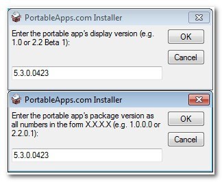 Створення portable-версії програми в portable app creator