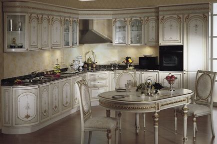 Stilul baroc în interiorul bucătăriei