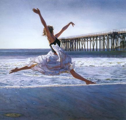 Steve Hanks - cel mai bun artist, scris în acuarelă (33 fotografii)