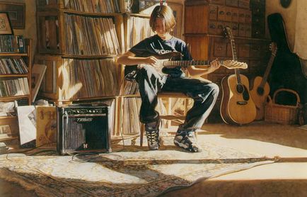 Steve Hanks - cel mai bun artist, scris în acuarelă (33 fotografii)