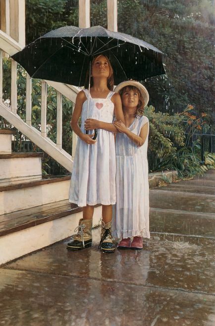 Steve Hanks - cel mai bun artist, scris în acuarelă (33 fotografii)