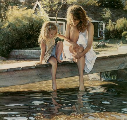 Steve Hanks - cel mai bun artist, scris în acuarelă (33 fotografii)