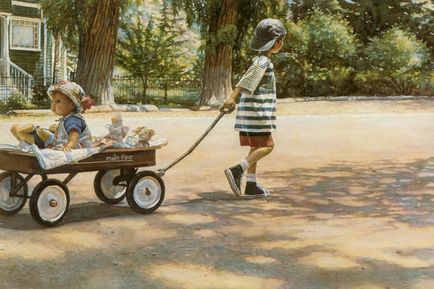 Steve Hanks - cel mai bun artist, scris în acuarelă (33 fotografii)