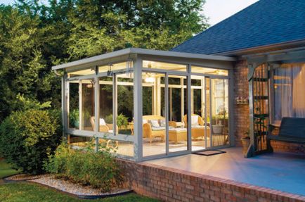 Construim o verandă, opțiuni de verandă într-o casă privată, sfaturi utile atunci când alegi