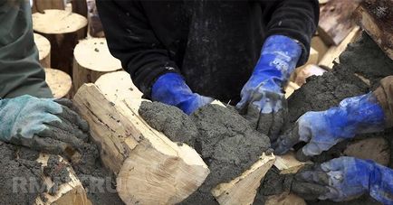 Будівництво будинку з полін і глини