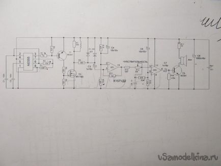 Schema unui detector de metale simplu și suficient de eficient 