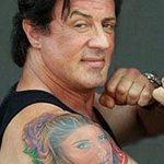 Tatuaje din silvestra stallone fotografie desene, semnificative, semnificative, istorie