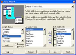 Subiectul de a crea tabele în foxpro vizual