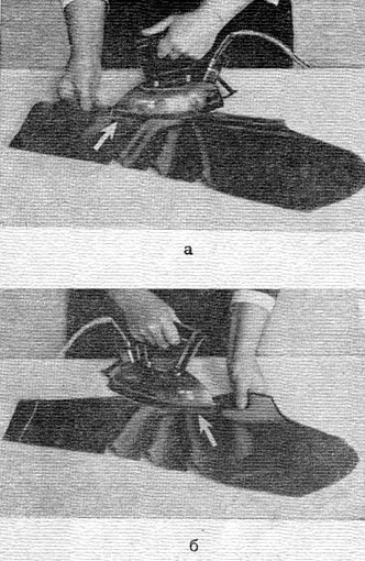 Tehnologia de coasere a unui manșon cu două cusături