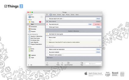 Things завантажити для mac os x безкоштовно, відгуки, огляд