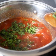 Supă de roșii cu rețetă vermicelli cu fotografii
