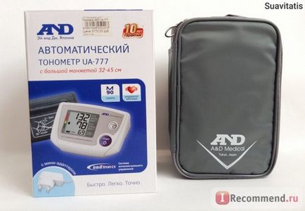 Тонометр a & amp; d medical ua-777 автоматичний - «✚ тонометр and medical - інструкція із застосування