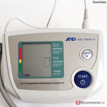 Тонометр a & amp; d medical ua-777 автоматичний - «✚ тонометр and medical - інструкція із застосування
