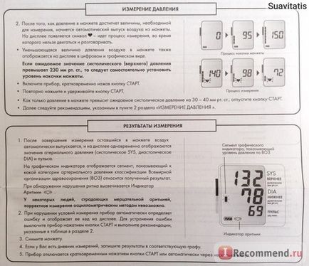 A & amp; medical ua-777 tonometru automat - «Tonometru și medicale - manual de instrucțiuni